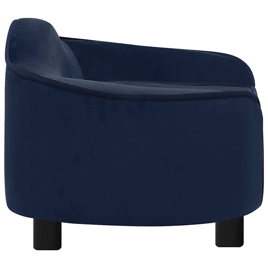 Divano per Cani Blu 67x47x36 cm in Peluche 171088