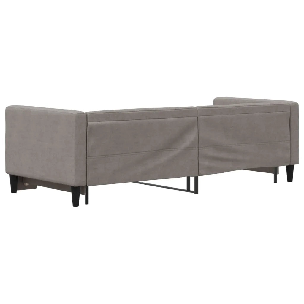 Divano letto | Sof¨¤ letto | Letto singolo Estraibile Tortora 80x200 cm Tessuto