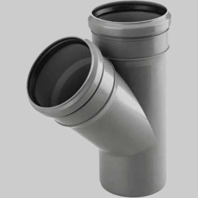 BRAGA UGUALE PP-HTS GEBERIT - DM 40-40 45  ° - 20 pezzi - GEBERIT