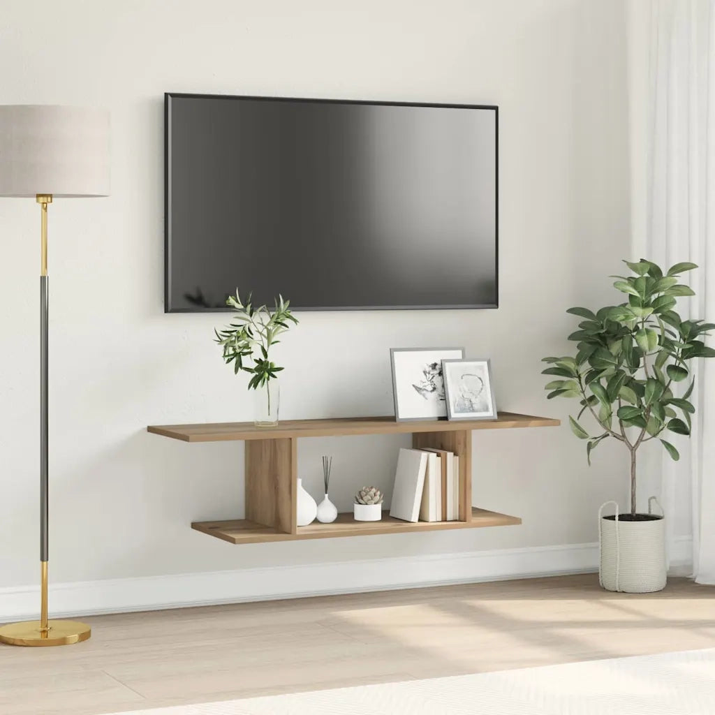 Set mobile TV Marrone 103 x 30 x 26,5 cm Legno multistrato 875174