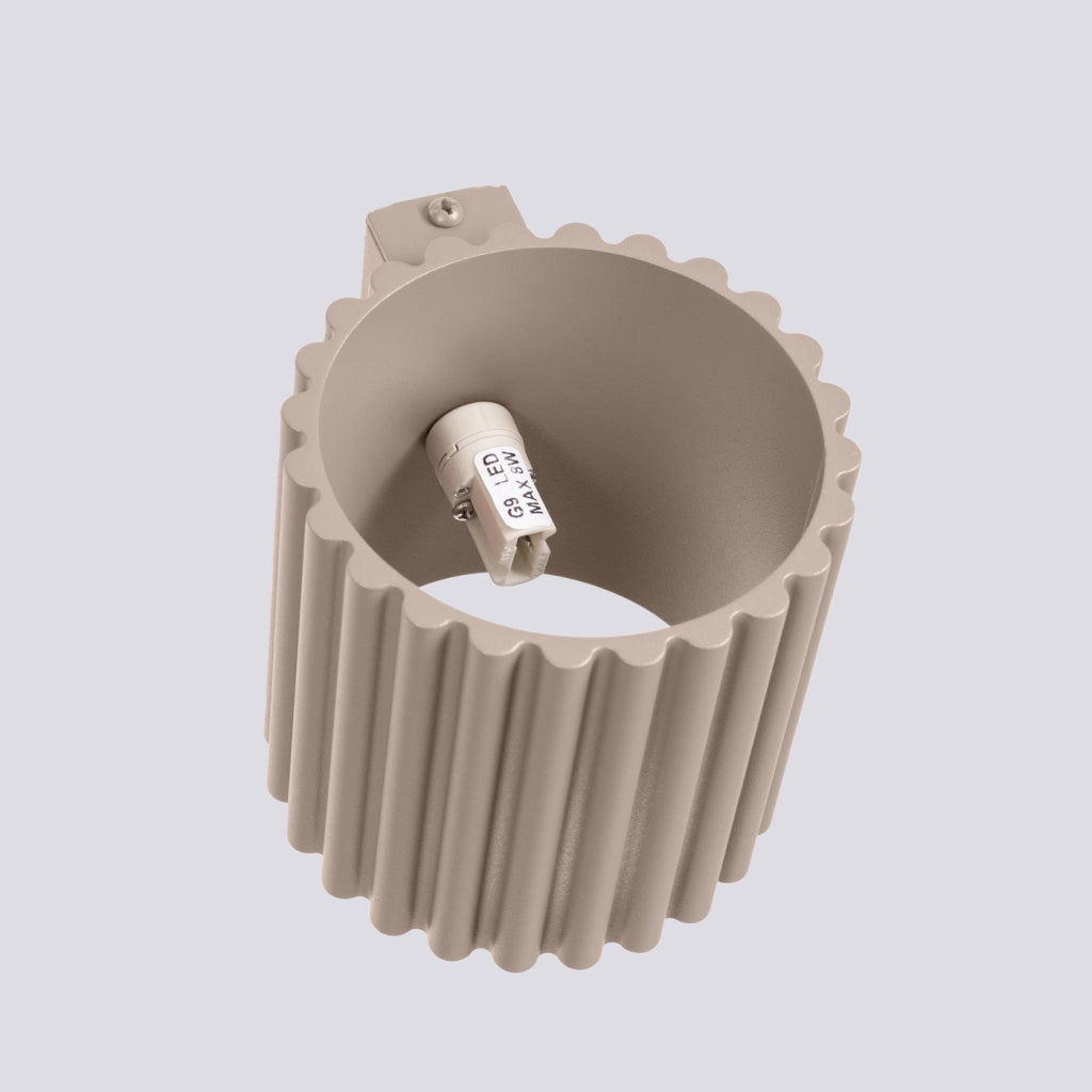 Lampada da parete AURA taupe G9