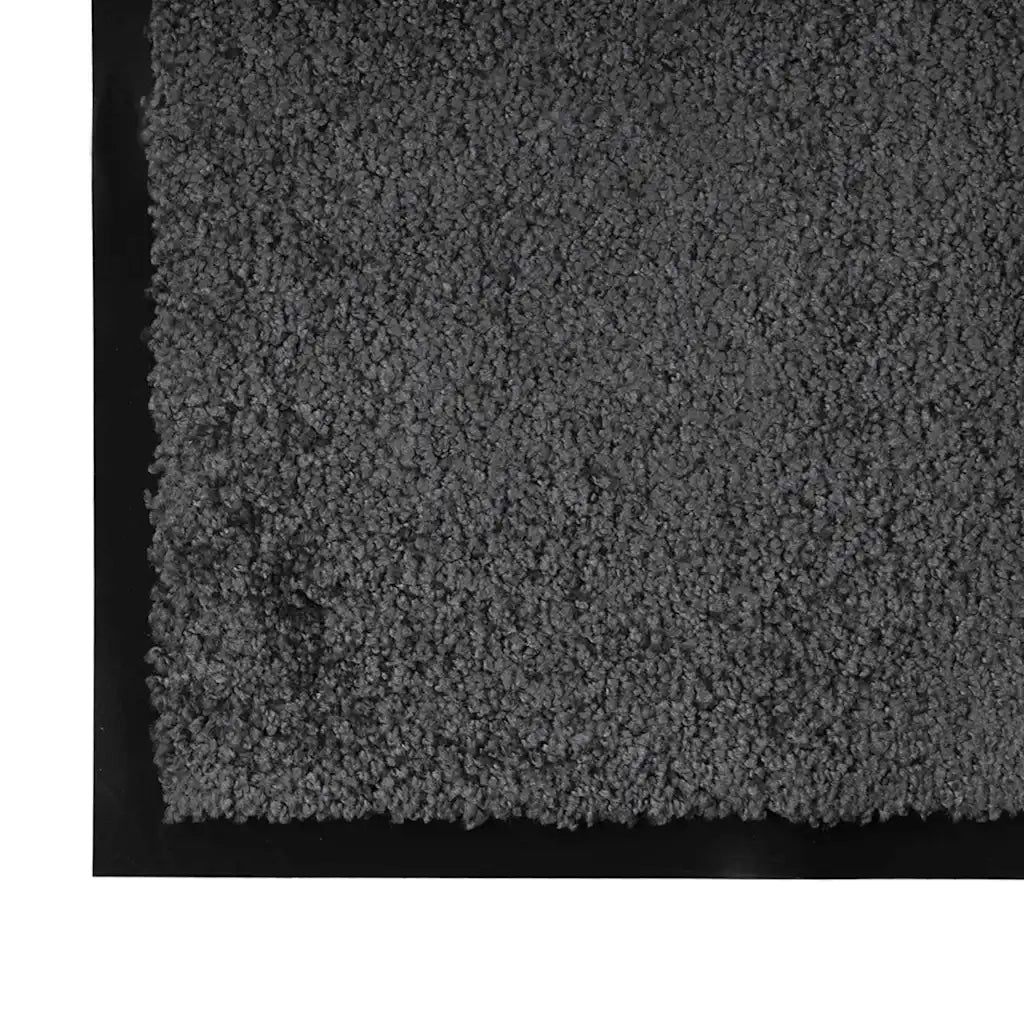 Tappetino Antracite 60 x 40 x 1.2 cm Tessuto Teddy 42013436