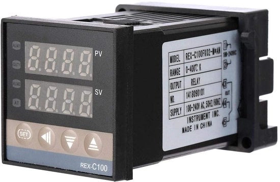 Regolatore di temperatura digitale PID, uscita di relè, termostato AC 250 V, regolatore di temperatura industriale