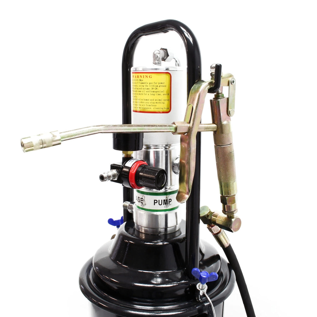 Ingrassatore ad aria compressa professionale carrellato con serbatoio da 12 litri