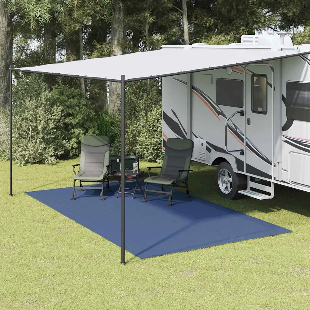 Tappeto da Tenda Blu 400 × 350 cm Poliestere 42002783