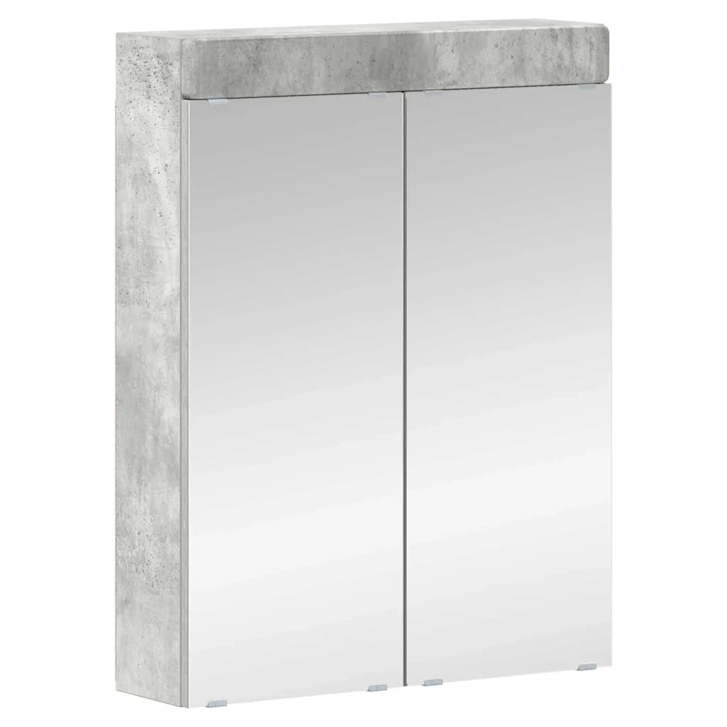 Set di mobili per il bagno TULUM 5 pcs Grigio cemento 3398057