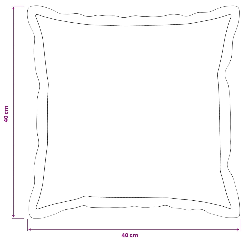 Federa 2 pcs HOUTEN Crema 40 x 40 cm Bouclé 916828