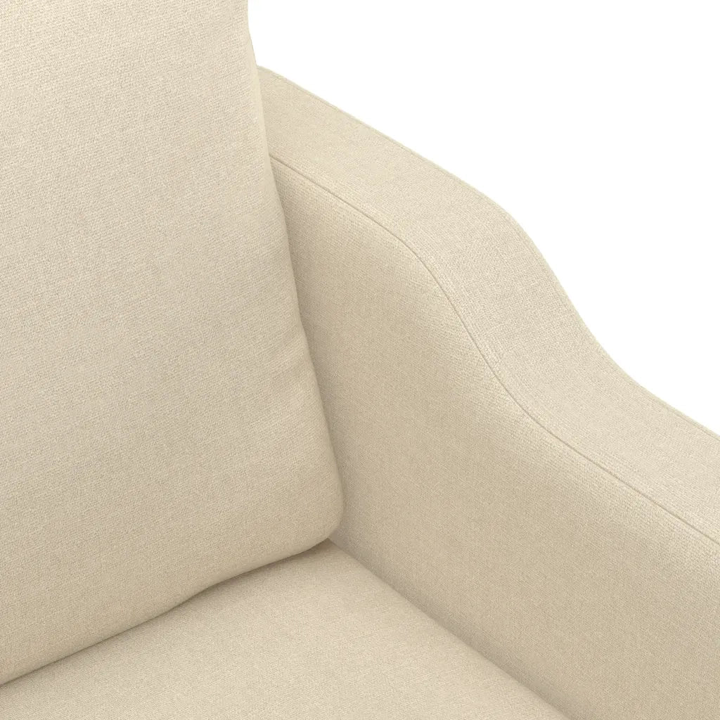 Poltrona | Sedia Relax Crema 60 cm in Tessuto