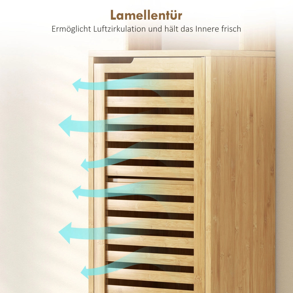 Armadietto Bagno Stretto ¨C Minimal ¨C 34x30x170 cm Naturale