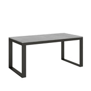 Tavolo allungabile 90x180/284 cm Tekno Evolution Cemento telaio Antracite