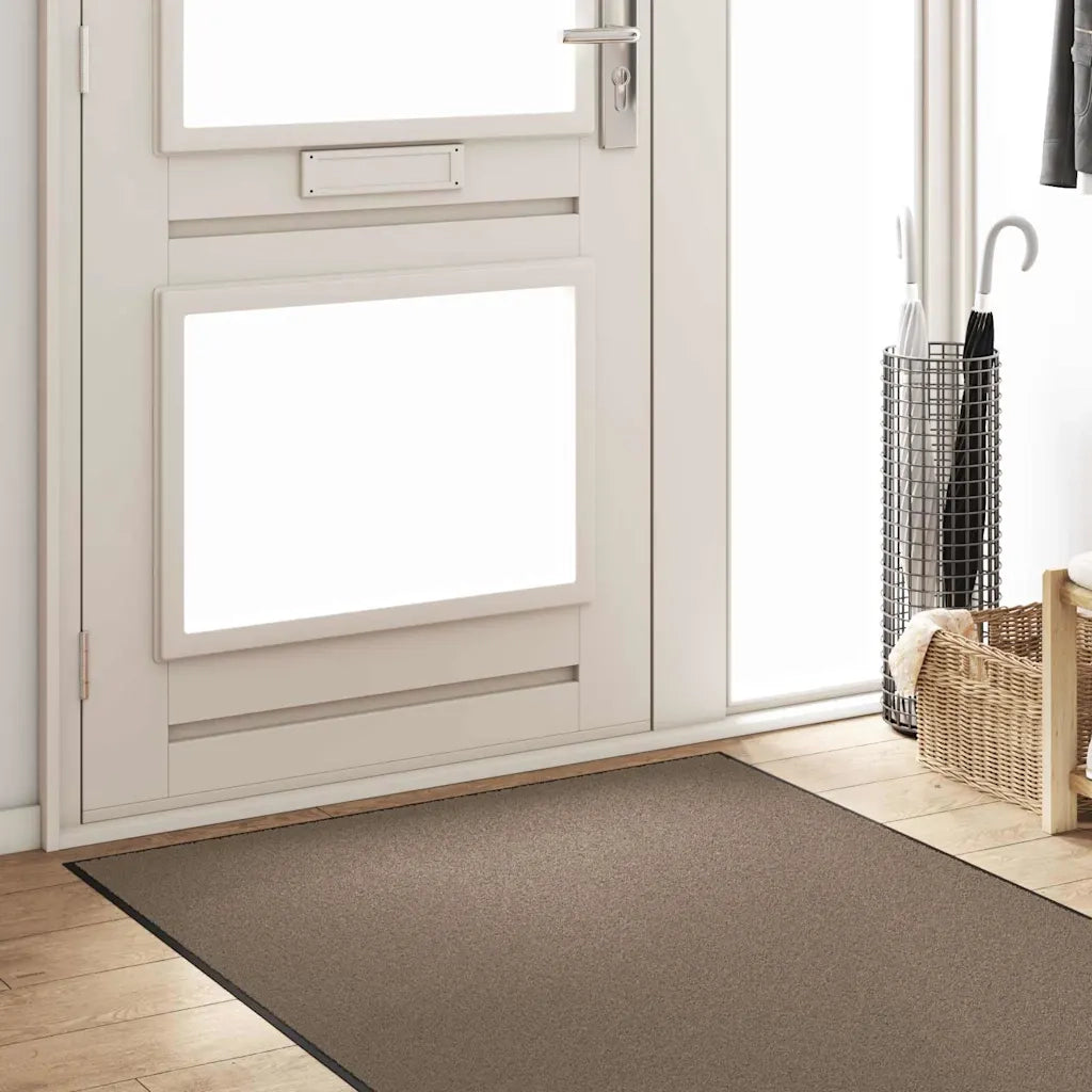 Tappetino Beige e Nero 120 x 250 cm 100% Poliammide 4100788