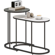 Tavolino da salotto ¨C Minimal ¨C grigio e bianco