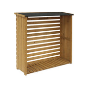 Cabina di legno, 120x45x120cm, marrone naturale