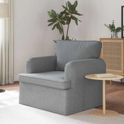 Divano Grigio chiaro 84 x 80 x 85 cm Tessuto
