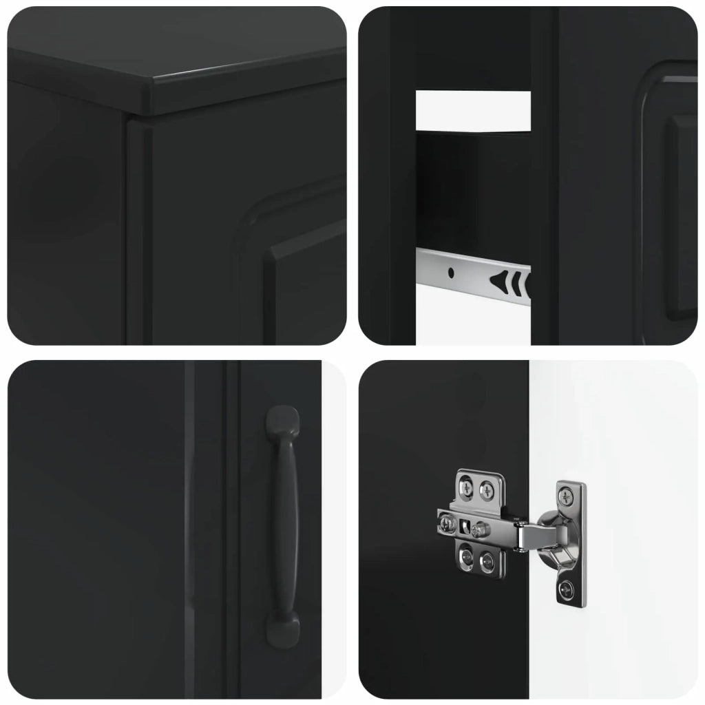 Set di Armadi da Bagno da 2 Pezzi UTRECHT Nero 3417568