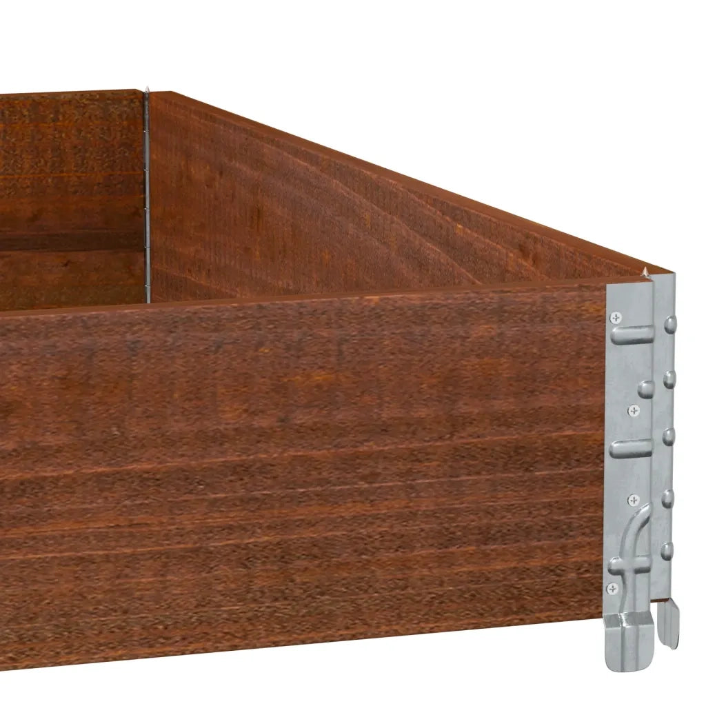 Paretale per Pallet Marrone 100x100cm in Legno Massello di Pino CFW7853374