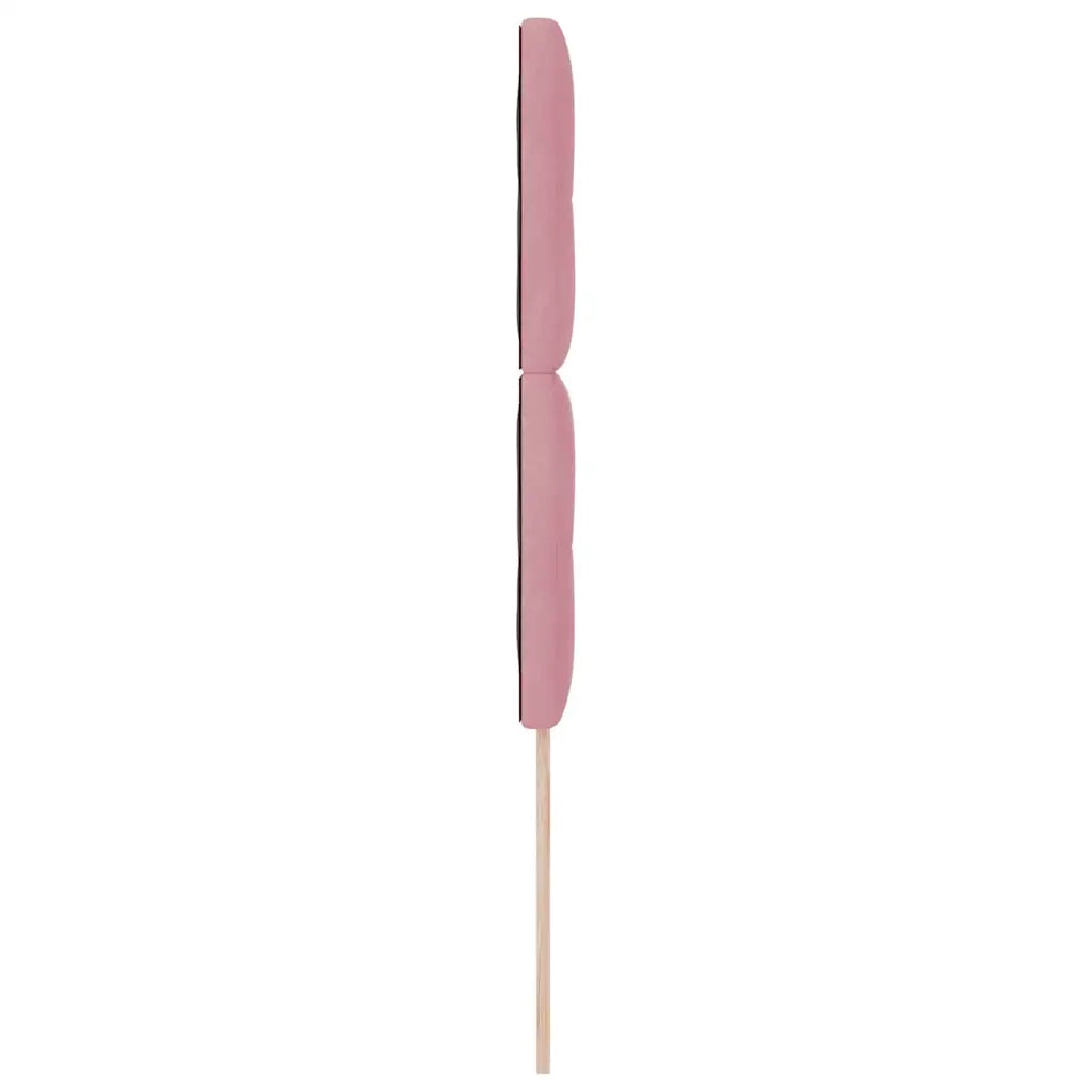 Testiera | Testata Rosa 80 cm Velluto