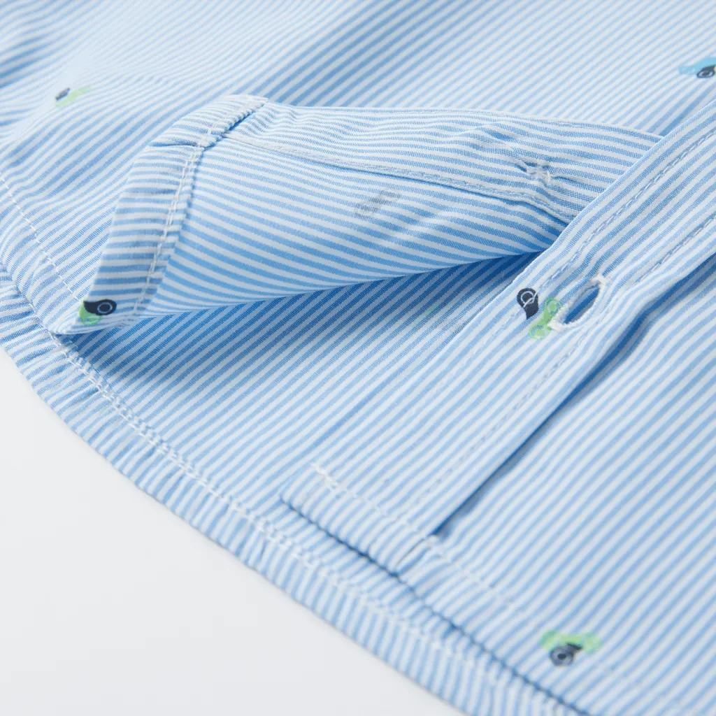 Camicia da Bambino Azzurra 104 12185