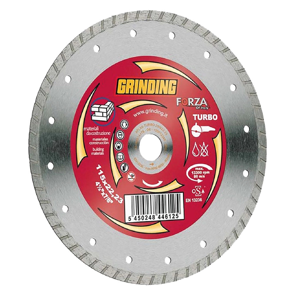 DISCO DIAMANTATO 'FORZA' diametro mm 115x2,2  - FORZA GRINDING