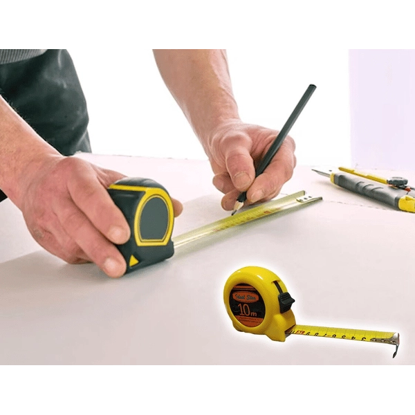 FLESSOMETRO IN ABS IDEAL STAR mt 3x19 mm - IDEAL STAR
