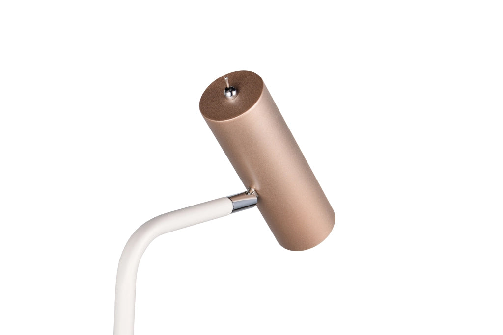 Lampada da terra MARLEY caffè 151cm faretto GU10 Trio
