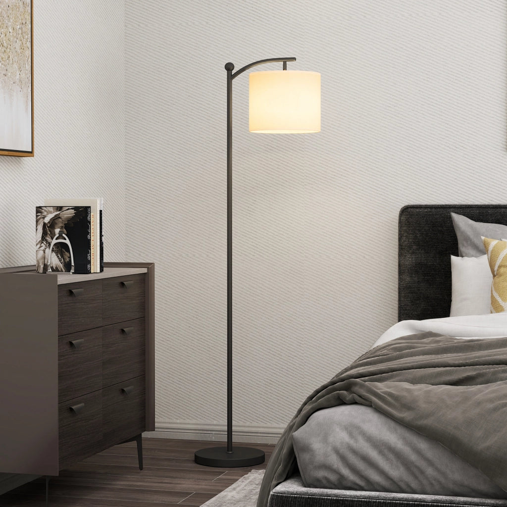 Lampada da Terra LED Dimmerabile ¨C Xylo ¨C Con Telecomando, 11 Temperature, 11 Luminosit¨¤, Timer 60 Min, Nero
