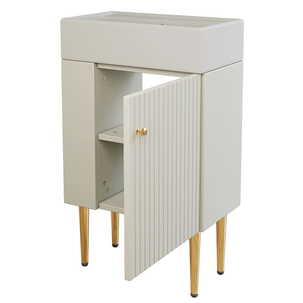 Mobile bagno lavabo - Xylo - 55 cm bianco