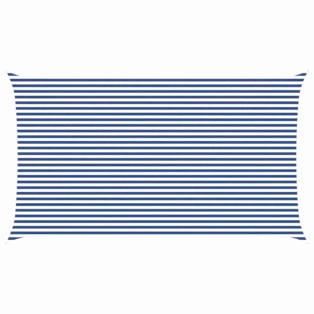 Vela da ombra solare Blu e Bianco 7 x 4 m 42031105