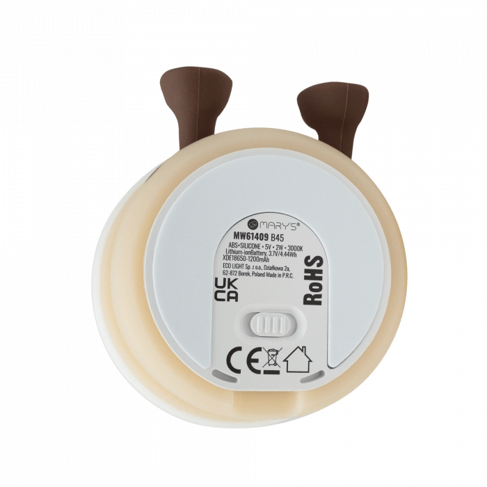 Mary's Lampada Notturna Bubble Tea Beige LED 2W USB