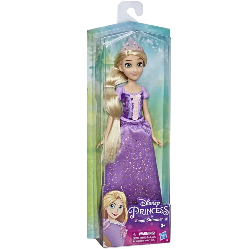 Disney Princess Royal Shimmer Bambola di Rapunzel Fashion Doll Gonna e Accessori