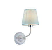 Applique Candellux York blu/bianco E14 1 luce 50401102