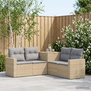 Set di divani 5 pz Beige e Grigio Chiaro 3447865
