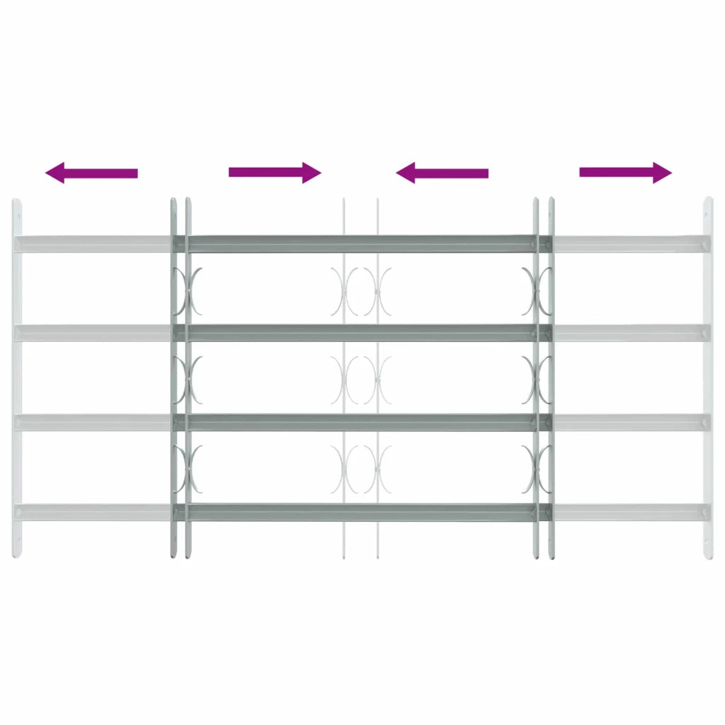 Griglia di sicurezza per finestre con 4 barre trasversali 3 pcs 42031280