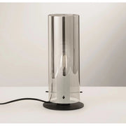 LAMPADA DA TAVOLO MAGIC E27 D.13XH23CM NERA/FUME'