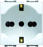 Feb Elettrica PRESA DI SICUREZZA UNEL BIPASSO 2P+T  10-16A Col. Bianco 10.00 pz