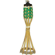 TORCIA IN BAMBOO CON BASE 35 cm