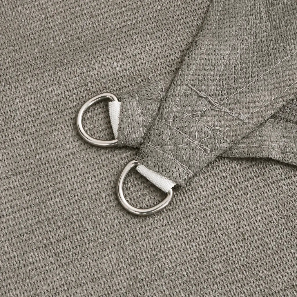 Vela Parasole | Telo Ombra | Vela da ombra 160 g/m2 Rettangolare Grigio Chiaro 3,5x5 m HDPE