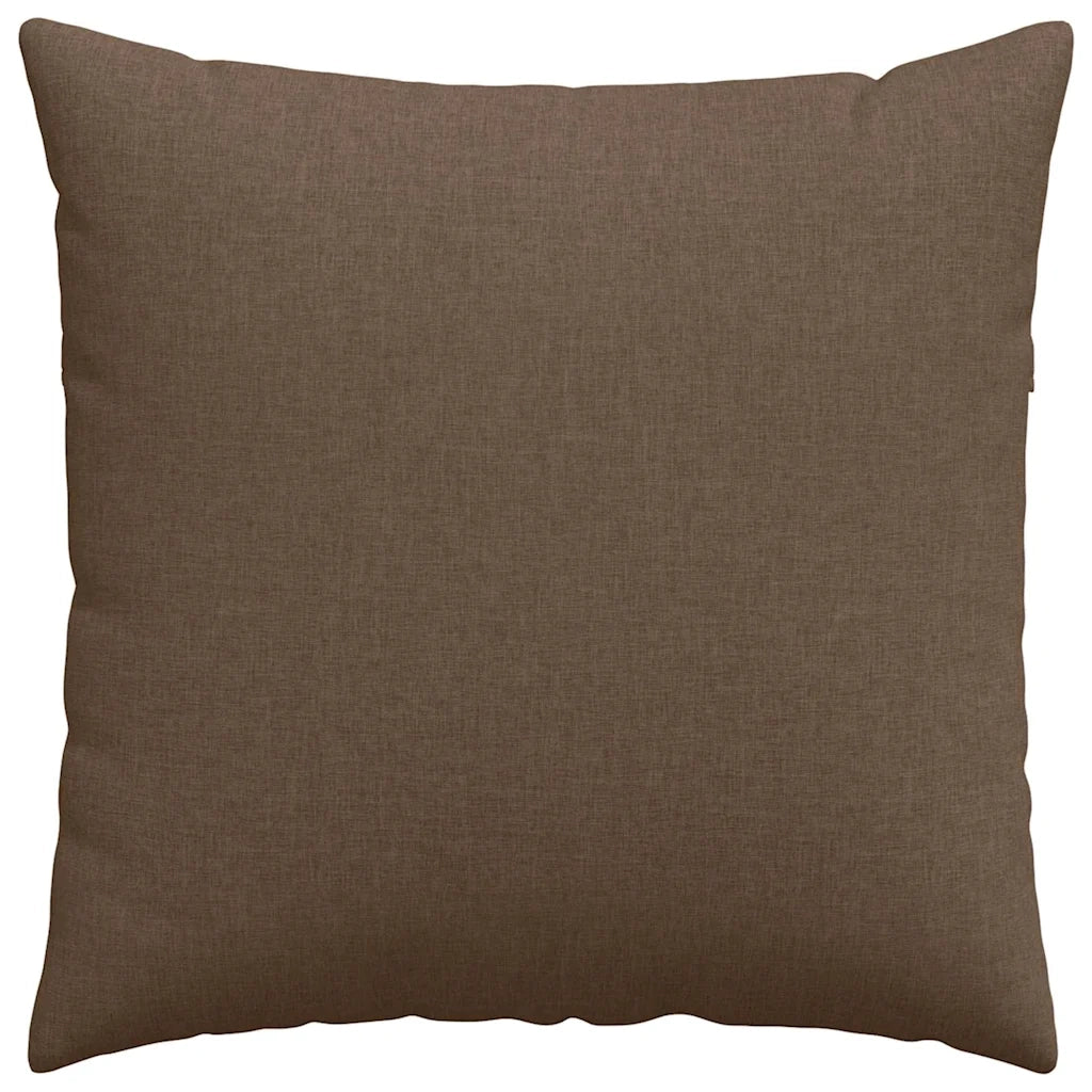 Cuscini da Divano 2 pcs Marrone 60 x 60 cm Tessuto 42014001