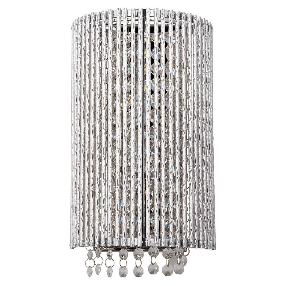 Applique Galina glamour cromo cristalli K9 2xG9 Endon