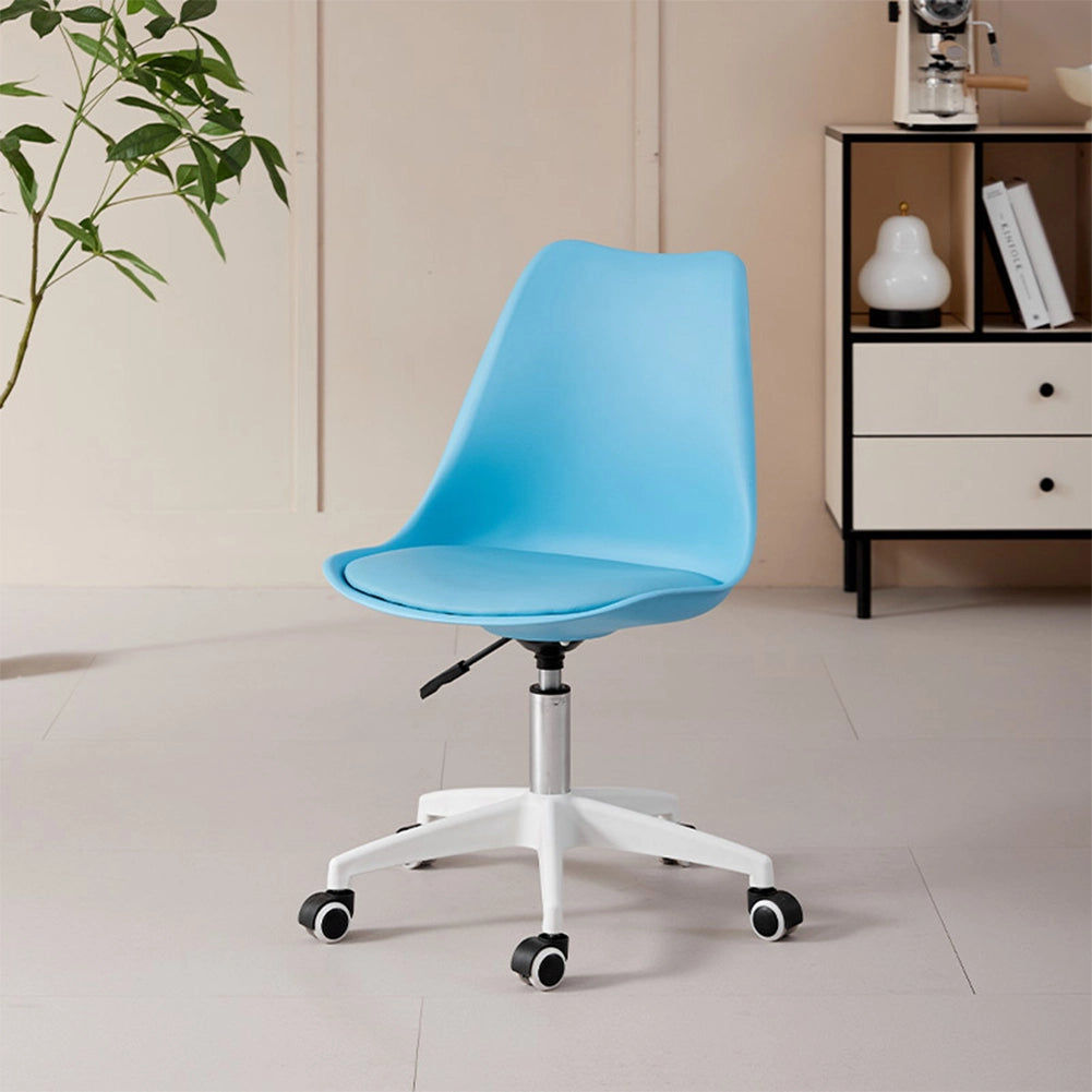Sedia da Ufficio Full Blu Poltrona da Studio e Casa Ergonomica con Ruote