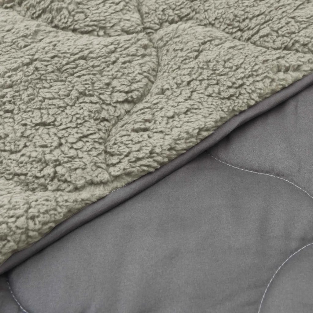 Duvet Invernale Trapuntato Grigio chiaro 200 x 240 cm 42026317
