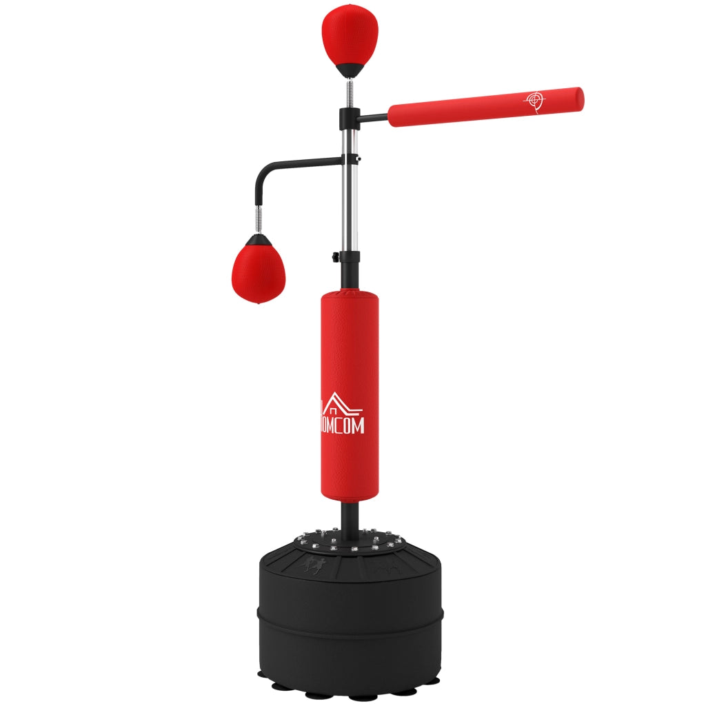Supporto per sacco da boxe regolabile in altezza ¨C Minimal ¨C 160-230 cm, rosso