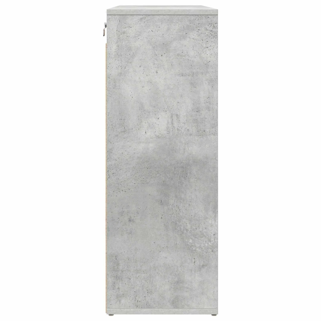 Scarpiera | Mobile per scarpe Grigio cemento 77,5 x 30 x 83,5 cm
