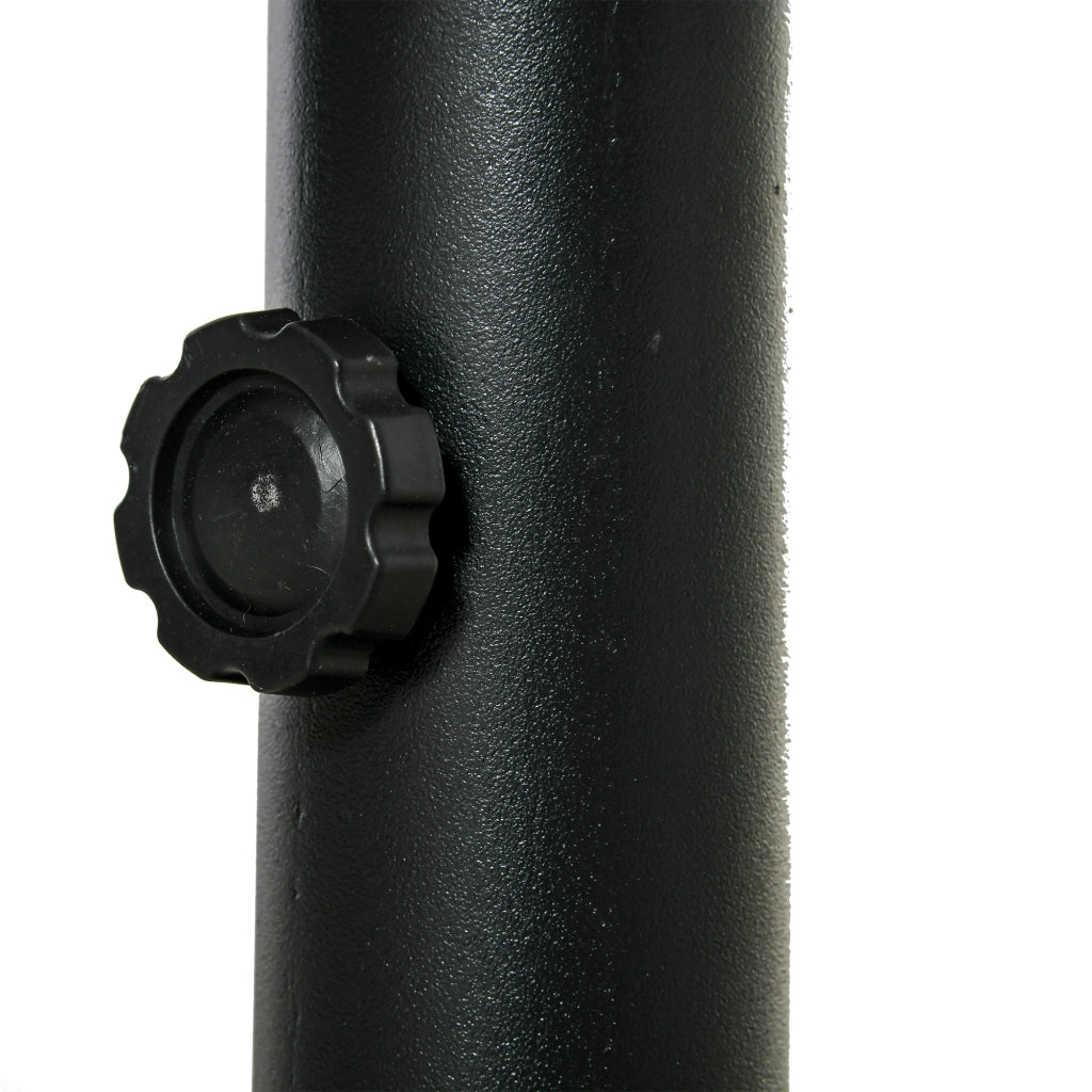 Base Parasol per Terrazzo ¨C Minimal ¨C 12x12x30 cm Nero