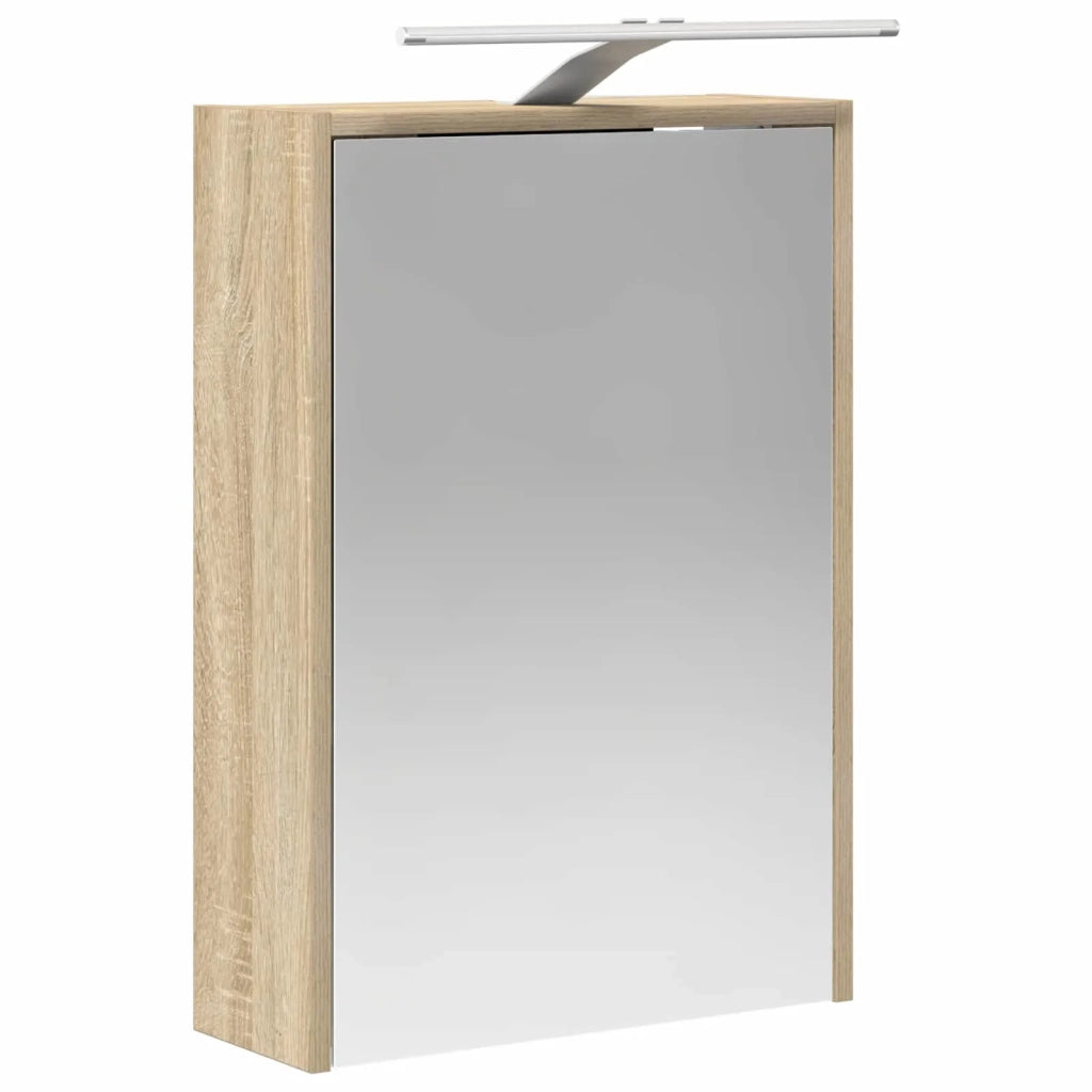 Set di mobili per il bagno 5 pz Rovere Sonoma 3407249