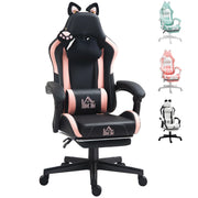 Sedia da Ufficio Gaming Reclinabile ¨C Xylo ¨C Nero con Poggiapiedi Retrattile e Supporto Lombare