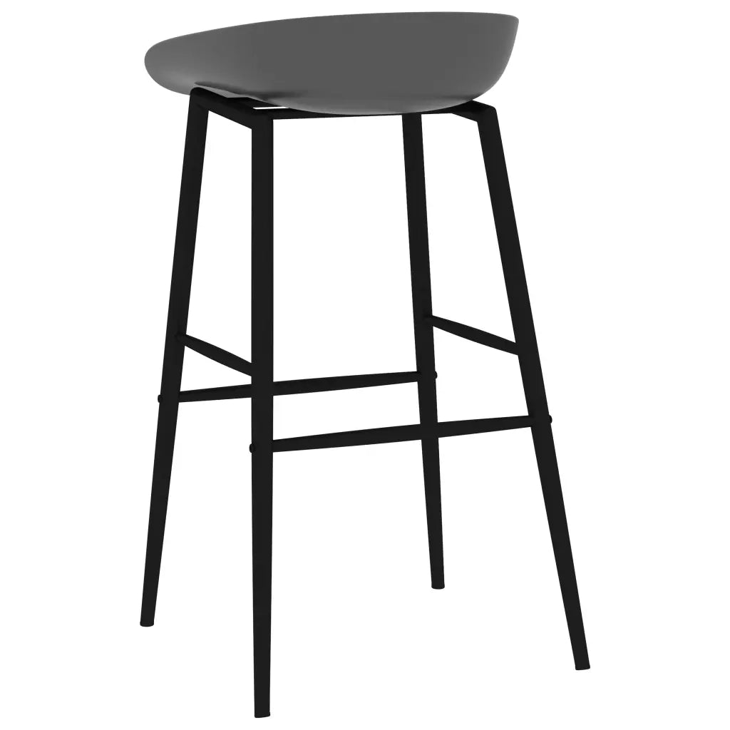Set da Bar 5 pz Bianco e Grigio 3057411