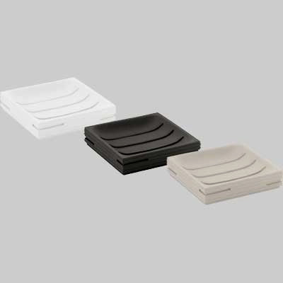 PORTASAPONE QUADROTTO BIANCO -  - GEDY