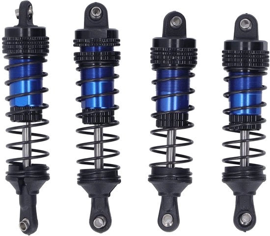 Demper di Trazione per Auto RC - 1/14 - 1/16 - Materiali in Alluminio - Alta Elasticità - Installazione Facile - Riduzione Vibrazioni