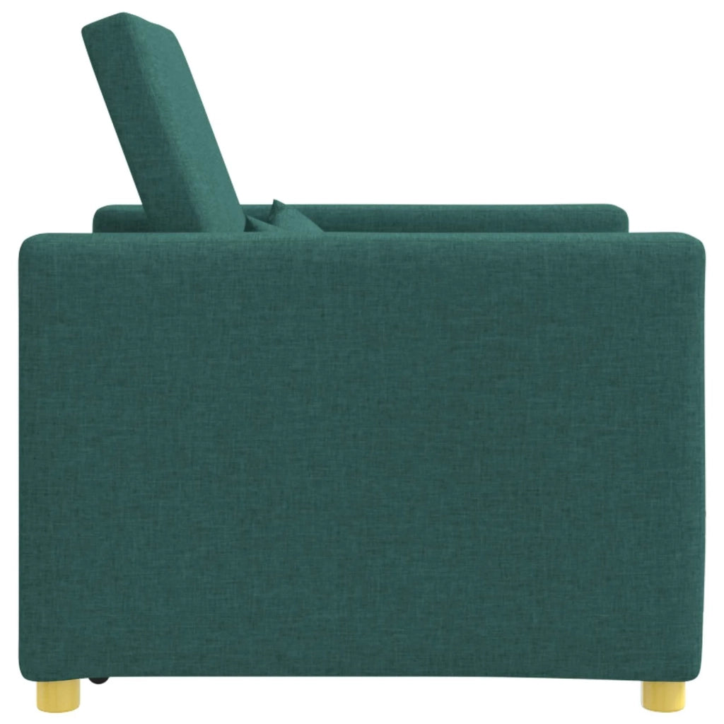 Divano letto estraibile singolo Verde scuro 90 x 165 x 87 cm 42002689
